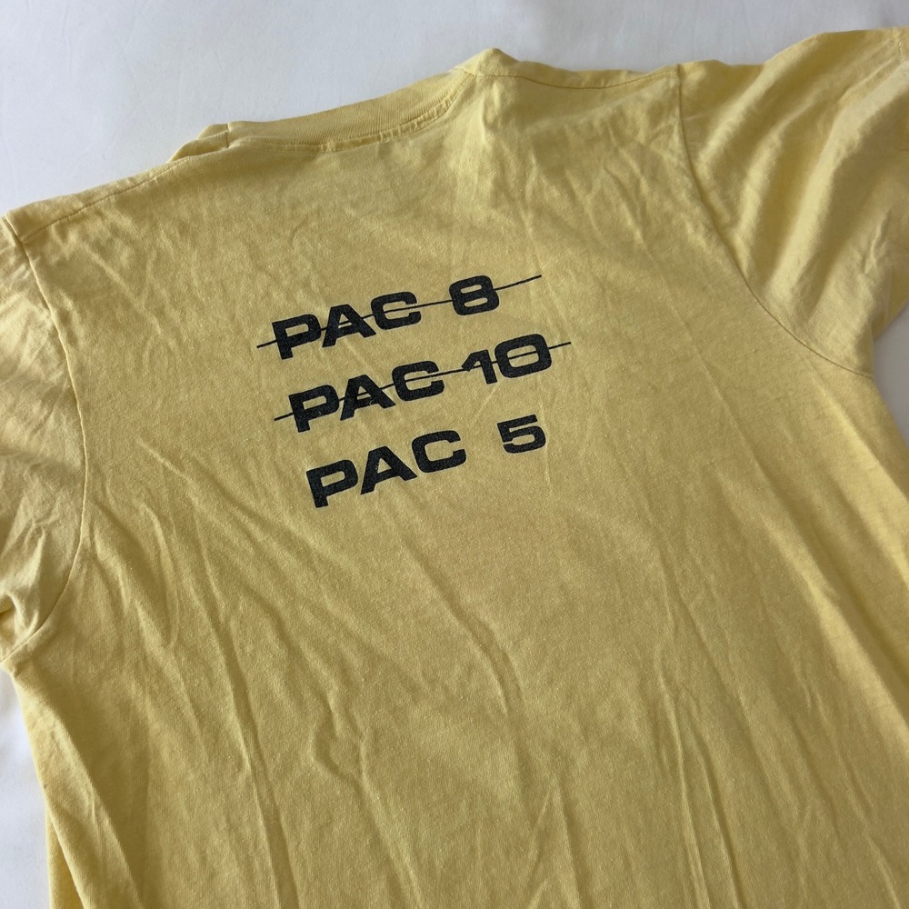 Vintage 1980 Probation Bowl‎ USC vs UCLA T-Shirt Yellow Single Stitch XL - Picture 5 of 6
